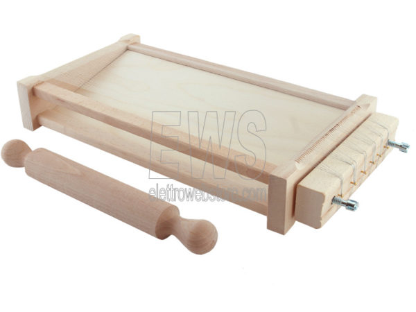 Chitarra taglia pasta legno maccheroni chitarra tagliatelle con mattarello