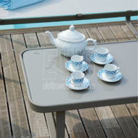 Antwerp iron coffee set 2 armchairs + sofa and coffee table CSF18TT