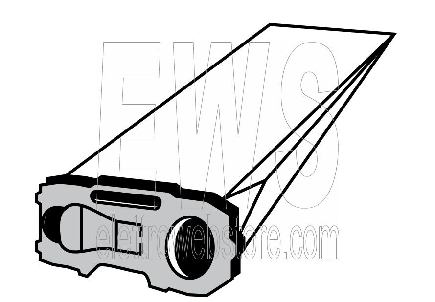 Paquete de 10 bolsas de papel Vorwerk Folletto VK 118-119-120-121-122 TSIH11