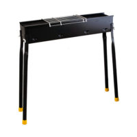 Charcoal-burning iron roaster cooker