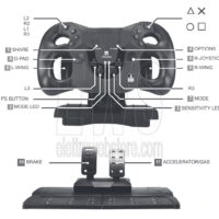 XTREME Volante con pedaliera ufficiale Sony PS4 WH4-3201V
