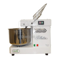 Mezclador espiral profesional Famag con cabezal fijo monofásico 220V