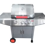Ferraboli Gasgrill Top Inox LPG Stahl 3+1 Brenner