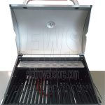 Ferraboli Gasgrill Top Inox LPG Stahl 3+1 Brenner