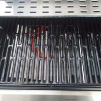 Ferraboli barbecue à gaz Top Inox LPG acier 3+1 brûleurs