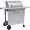 Ferraboli barbecue a gas GPL acciaio 4+1 fuochi