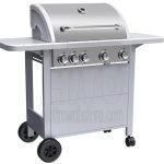Ferraboli LPG gas barbecue steel 4+1 burners