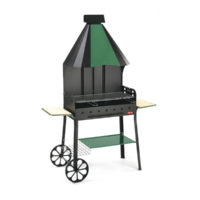 Ferraboli Capanna barbecue carbonella con camino 209