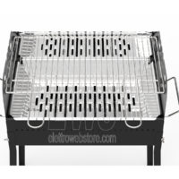 Ferraboli Sirio Holzkohlegrill aus Edelstahl 156