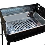 Ferraboli Sirio Holzkohlegrill aus Edelstahl 156