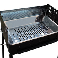 Ferraboli Sirio Holzkohlegrill aus Edelstahl 156