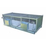 Kaninchenkäfig cm 150X60 Höhe cm50 MOD.L10