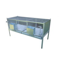 Gabbia per conigli cm 150X60 altezza cm50 MOD.L10G