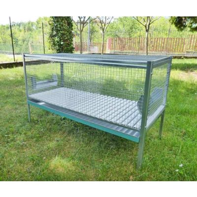 Rabbit cage 120X50 cm, height 70 cm MOD.L5B