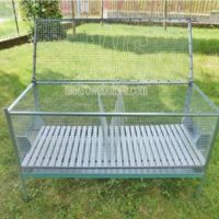 Cage à lapin 120X50 cm, hauteur 70 cm MOD.L5B