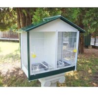 Voliera da parete rettangolare cm 70X35 H 77 MOD. L42
