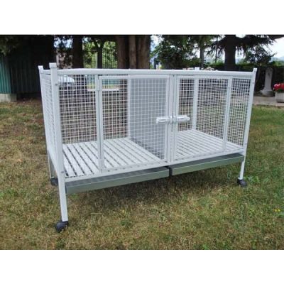 Cat or dog cage cm 120X60 H 60 MOD. L52G