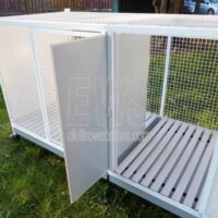 Cage pour chat ou chien cm 150X60 H 75 MOD. L60G