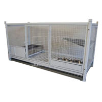 Gabbia per gatti cm 120X50 H 58 con lettiera e ciotole MOD. L53