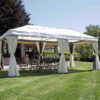 Gazebo 6x3 metri poliestere telaio alluminio GAZ063