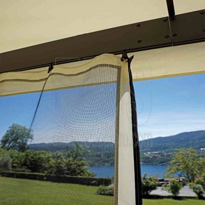 Gazebo 6x3 metri poliestere telaio alluminio GAZ063