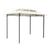 Gazebo Illinois fer 3X2 couverture polyester écru GAZ363