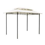 Gazebo Illinois Eisen 3X2 Polyester Abdeckung ecru GAZ363