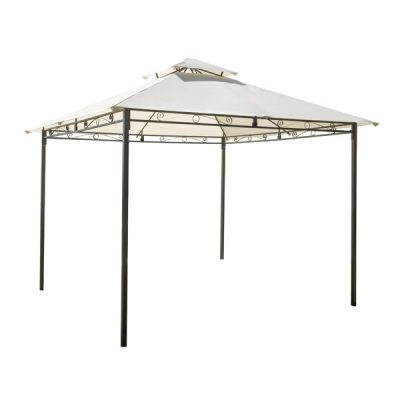 Gazebo Illinois iron 3X3 polyester cover ecru GAZ365