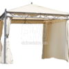 Gazebo Oregon in ferro 3X3 copertura in poliestere sabbia GAZ371