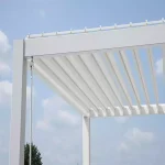 Pergola Arizona bioclimatica alluminio 3x3 3x4 3x6 bianco antracite – Bild 3