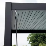 Pergola Arizona bioclimatica alluminio 3x3 3x4 3x6 bianco antracite – Bild 6