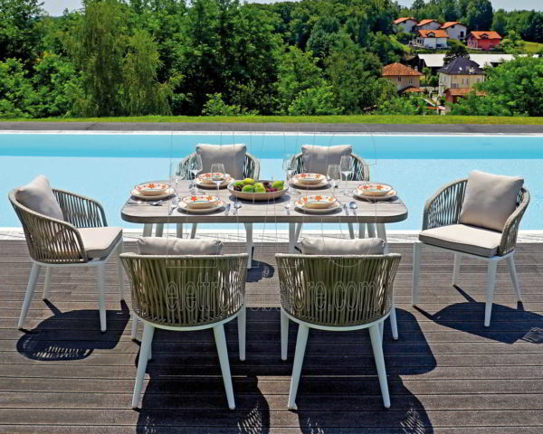 Portovenere tavolo + 6 sedie dining set DSA10