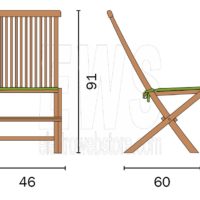 Chaise pliante Salina CH501