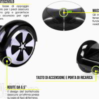 iBike BALBOARD ZERO hoverboard scooter elettrico 6,5