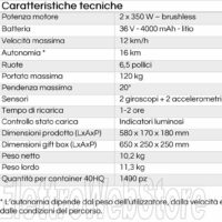 iBike BALBOARD ZERO hoverboard scooter elettrico 6,5