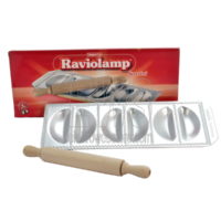 Moules à ravioli Imperia Raviolamp pour réaliser des raviolis, des tortelli, des bouillons de tortellini, des gâteaux farcis maison...