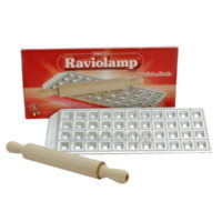 Moules à ravioli Imperia Raviolamp pour réaliser des raviolis, des tortelli, des bouillons de tortellini, des gâteaux farcis maison...