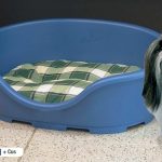 Marchioro Perla plastic pet bed with cushion