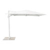California parasol 3 x 3 m with white aluminium side pole E5054B