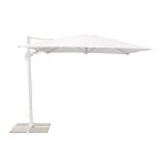 California 3 x 4 m schwenkbarer Regenschirm mit Seitenstange weiß E5057B
