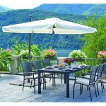 Sunshade Florida 3 x 2 m with side pole anthracite E5015G