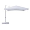 Pare-soleil Florida 3 x 3 m avec mât latéral blanc E5011B