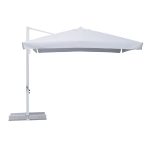 Florida-Sonnenschirm 3 x 3 m mit weißer Seitenstange E5011B