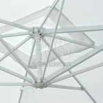 Florida sunshade 3 x 3 m with white side pole E5011B