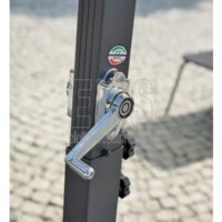 Florida sunshade 3 x 3 m with side pole anthracite E5011G