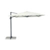 Ombrellone California 3 x 4 mt. ecrù con palo laterale maniglione alluminio E5037G