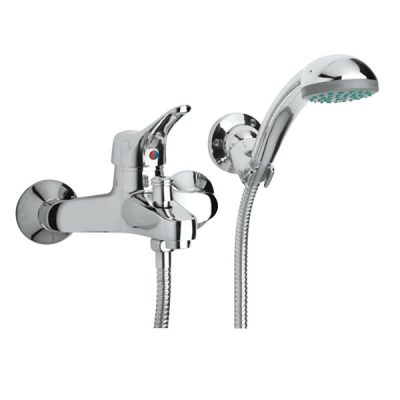 Paini Pilot miscelatore esterno con doccetta per vasca da bagno 04CR105P1