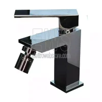 Paini Dax R Small single-hole bidet mixer 84CR306LRS