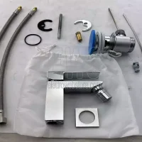 Paini Dax R Small single-hole bidet mixer 84CR306LRS