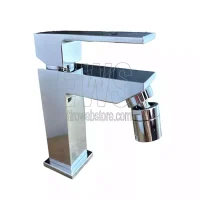 Paini Dax R Small single-hole bidet mixer 84CR306LRS